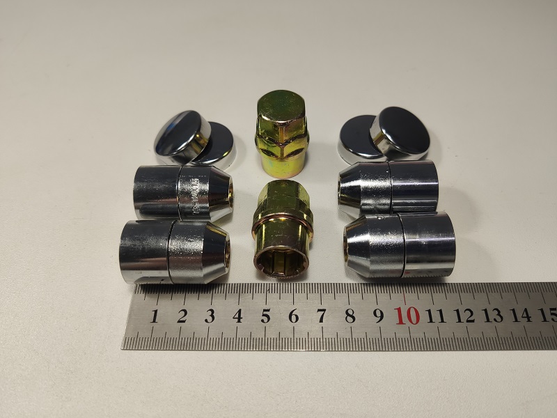 Гайка колесная секретная М12*1,5 (36, конус, хром., вращ.головка) (к-т ...