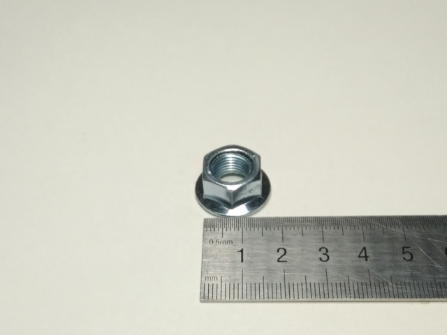 Гайка М10*1 с фланцем (РЗИ) (артикул 874504) — Автодетальки