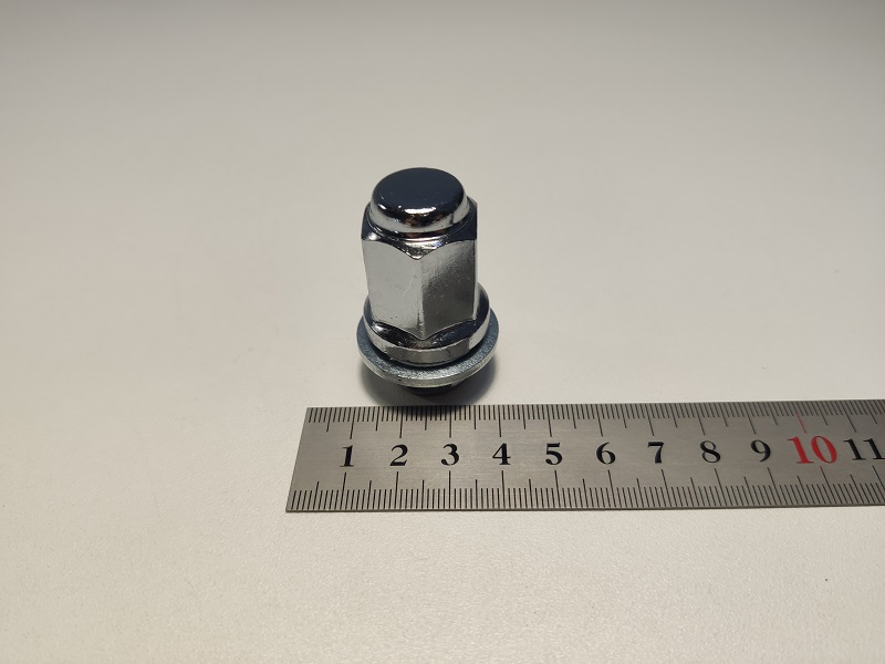 Гайка колесная М14*1,5 (47, ключ 21, прессшайба, закрытая, хром ...