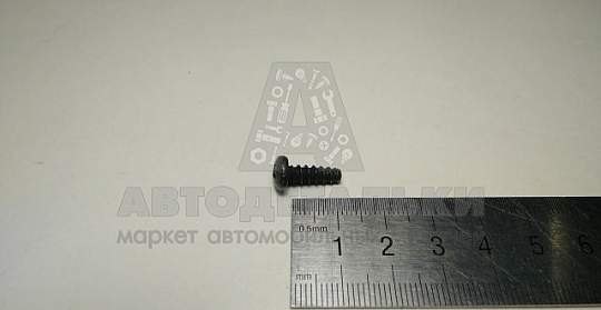Саморез 4,3*12,7 цилиндр. крест. черный (БелЗАН) (артикул 00001-0076701-078)