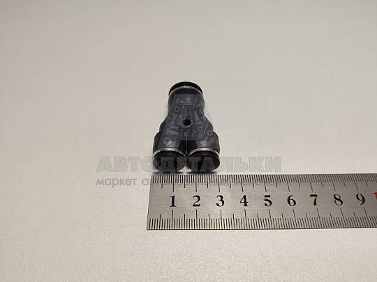Фитинг пластиковый Y-образный переходник ф10*8*8 (артикул PUY10*8*8)