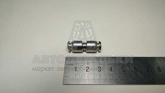 Фитинг металлический прямой ф 4 (артикул 32000035)
