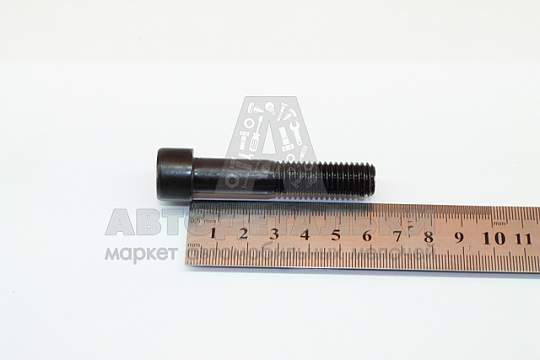 Винт М12*1,75*60 внутр. шестигран.(черный) (БелЗАН) (артикул 00001-7002289-908)