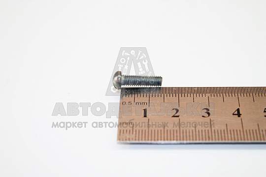 Винт М4*14 полукруг. шлиц. (артикул 220053-п29)