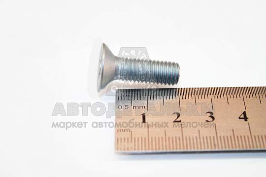 Винт М8*1,25*25 внутр. шестигран. крепл.крышки рул.мех-зма (БелЗАН) (артикул 21100=3401018=009)
