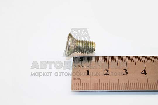 Винт М8*1,25*16 потай. шлиц. (артикул 221662-п29)