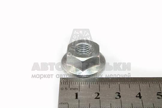 Гайка М10*1,25 с фланцем ролика натяжителя 2123 (БелЗАН) (артикул 21230-1041123-008)