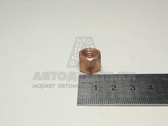 Гайка М8*1,25 омедн. высокая (артикул 250510-п5 выс.)