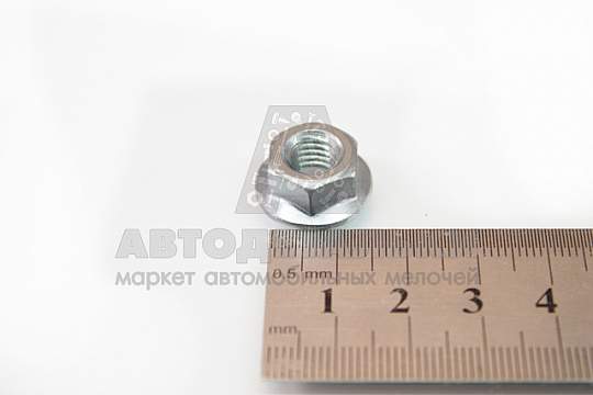 Гайка М8*1,25 с фланцем (БелЗАН) (артикул 21100-3701686-008)