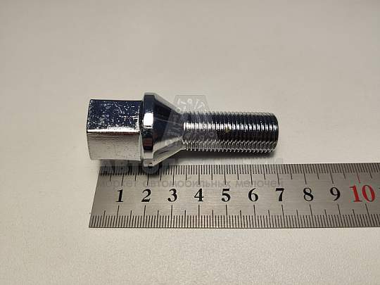 Болт колесный М16*1,5 (70/32, ключ 22, конус, хром ) (артикул JN-825)