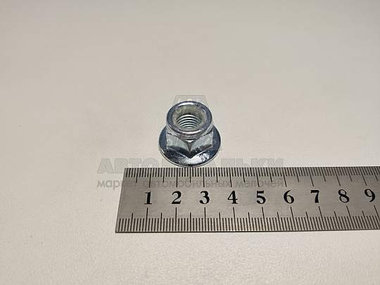 Гайка М12*1,5 с фланцем с нейлоновым кольцом VAG AKW07071 (артикул N10106402)