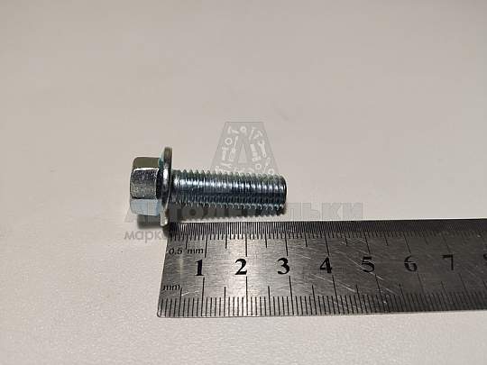 Болт М10*1,5*30 с фланцем кронштейна рул.мех-зма 3302 (8.8) (Крепёж Машин) (артикул 4593771165-п29)