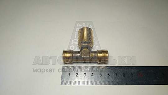 Тройник М18*1,5хМ22*1,5хМ18*1,5 (артикул 861015)