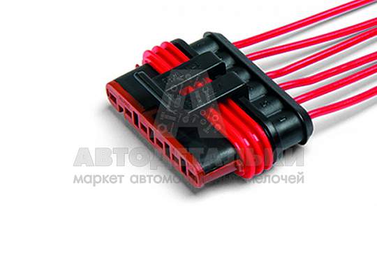 Колодка 6-ти контактная гнездовая с проводами CARGEN (артикул AX3232)