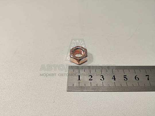 Гайка М10*1,25 приемной трубы омедн. кл.17 (Крепёж Машин)