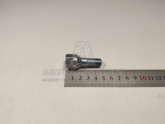 Болт колесный М12*1,25 (48/27, ключ 17, цинк) полупуст 1118 (КРЕПКИЙ ОРЕШЕК)(10.9) (артикул 21120k3101040-108)
